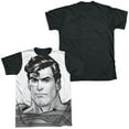 thumbnail image 2 of Superman Bw Supes Head Unisex Adult Halloween Costume Sublimated T Shirt, 2 of 4