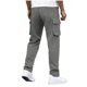 thumbnail image 5 of Ceisia Men's All-Season Solid Color Outdoor Gift Workwear Pants Multi-Pocket Elastic Drawstring Waist Breathable for Casual F itness Daily Wear, 5 of 9