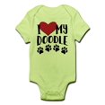 thumbnail image 1 of CafePress - I Love My Doodle - Baby Light Bodysuit, 1 of 1