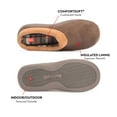 thumbnail image 2 of Hanes Mens Slip On Clog Slipper House Shoes with Indoor/Outdoor Sole, 2 of 5