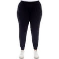 thumbnail image 2 of White Mark Women's Plus Size Harem Pants, 2 of 6