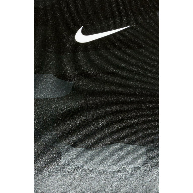 Nike Women's Dri-Fit Swoosh Medium Support 1-Piece Pad High-Neck Camo  Sports Bra - Camouflage (Medium) 