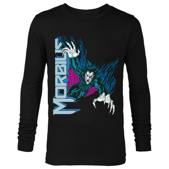Marvel Morbius Comic Book Retro - Long Sleeve T-Shirt for Men - Customized-Black