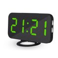 thumbnail image 1 of Reloj Led Digital Dual Snooze Mirror Reloj Despertador Hora Modo Nocturno Grande Eigraketly HA024230-02, 1 of 5