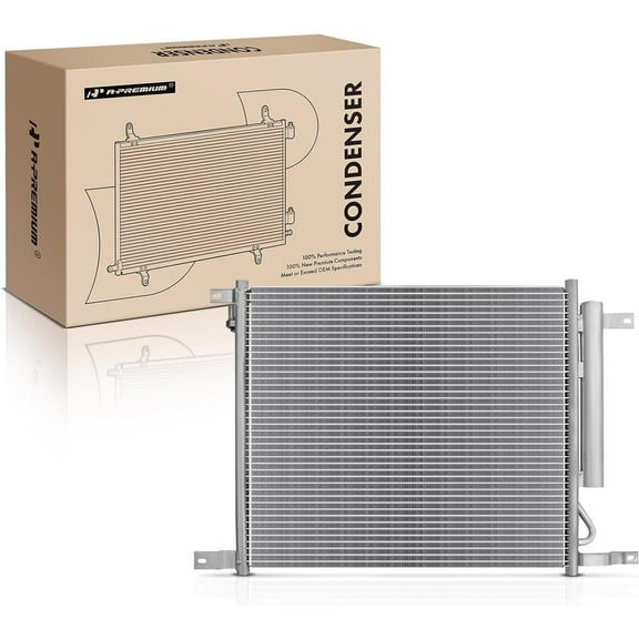 A-Premium Air Conditioning A/C Condenser Compatible with Chevrolet Aveo Aveo5 2009-2011 & Pontiac G3 2007-2010, Replace# 94838819, 95227758