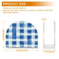 thumbnail image 4 of Yayeee Napkin Holder for Table Set of 2 Kitchen Paper Tissue Organization, Blue Plain, 4 of 8