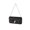 Black, variant on CHIC RHINESTONE AND SATIN ENVELOPE CLUTCH BAG, VANESSA BAG NAVY