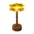 thumbnail image 2 of Lámpara de mesa LED con luz nocturna amarilla cálida, decoración compacta para dormitorio, diseño de plástico eficiente en energía, 17.5x8 cm, 2 of 6