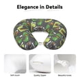 thumbnail image 4 of Xecao Cartoon Dinosaurs (2) Print Memory Foam Cervical Neck Pillow Versatile U-Shaped Pillows for Home,Office,Camping,Travelling,Soft Washable Cover, 4 of 8