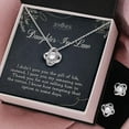 thumbnail image 2 of JEMINES Daughter in Law Gifts, Birthday Wedding Jewelry Gift for Bride, Daughter-in-Law Necklace (Funny Gifts, Love Knot Necklace and Earrings Set), 2 of 6