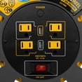 thumbnail image 6 of Camco Power Grip 50-Foot Extension Cord Reel with USB Charging Ports (55291), 6 of 6