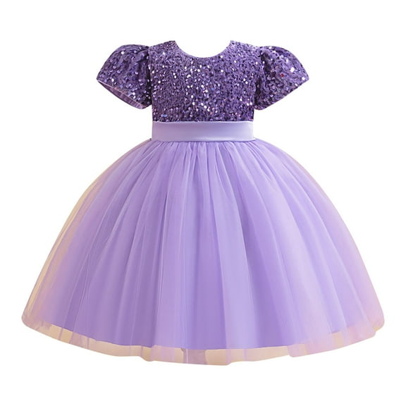 Tkrady Dress for Girls Spring Summer New Sparkly Adorable Tutu Dress Fashion Princess Formal Dresses, Sizes 2-8 Years