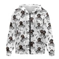 thumbnail image 4 of SCRAWLGOD Dachshund Piano Musical Notes Full Zip Up Hoodies for Women Fall Winter Outfits Hooded Long Sleeve Sweatshirt Soft Sweater with Drop Shoulder for School Holiday Shopping, L, 4 of 7