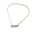 thumbnail image 1 of Cadenas de cintura ajustables de primavera duraderas para mujeres en tono dorado, 1 of 6
