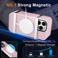 thumbnail image 3 of Strong Magnetic for iPhone 14 Pro Max Case [Compatible with Magsafe] [10FT Military Grade Protective] Translucent Matte Slim Shockproof Case for iPhone 14 Pro Max 6.7"-Pink, 3 of 7