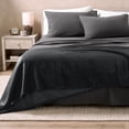 thumbnail image 2 of Bare Home Manta de Cama de Felpa Sherpa Mullida y Suave, Reversible, Liviana, Tamaño Twin/Twin XL, Negra con Sherpa Negra, 2 of 6