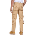 thumbnail image 5 of Mens Cargo Pants 100% Cotton Relaxed Fit Resistant Work Pant for Men Hiking Khaki 31, 5 of 9