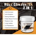 thumbnail image 3 of 2 in 1 Rust Converter & Metal Primer, 72oz Matte Black Rust Remover for Metal, , , Chassis, Frame, Water-based Rust Inhibitor and Encapsulator , Easy Application, Long-Lasting, 3 of 6
