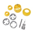 thumbnail image 1 of Herramienta Para Hacer Roscas De Tuberías, Kit De Enhebrador De Tuberías PPR Resistente De Acero De aleación, Vástago Hexagonal De 1/4 De Pulgada Para Reparaciones, 1 of 7