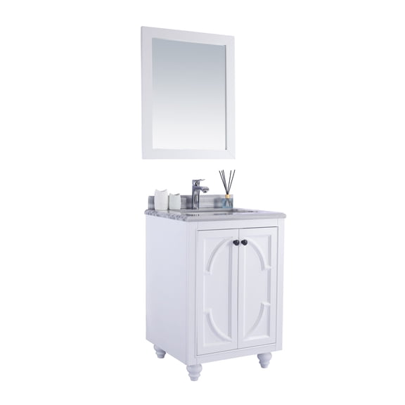 Odyssey - 24 - White Cabinet   White Stripes Counter