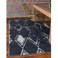 thumbnail image 2 of Jill Zarin’s Uptown Rectangular Distressed Modern Area Rugs, Navy, 2 of 8