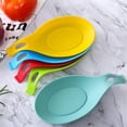 thumbnail image 4 of LINLIN Spoon rest 2PC Silicone Kitchenware Cookware Heat-resistant Kitchen Non-stick Cookware Spoon Rack With Storage Box Tools, 4 of 7