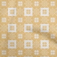 thumbnail image 1 of oneOone Silk Tabby Yellow Fabric Geometric Craft Projects Decor Fabric Printed By The Yard 42 Inch Wide, 1 of 4