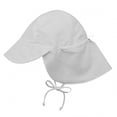 thumbnail image 4 of Kids Baby Boys Girl Flap Sun Protection Swim Hat Cap S Gray, 4 of 5