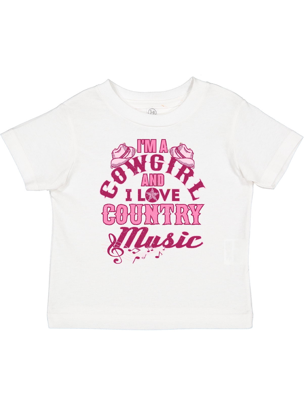 Inktastic I Love Country Music Cowgirl Gift Toddler Toddler Girl T