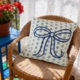 thumbnail image 4 of Funda de almohada estampada a doble cara | Funda de cojín decorativa para sofá, cama o silla | Tejido de lino con cremallera invisible, 4 of 6