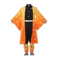 thumbnail image 1 of Traje de cosplay Nuoqi Zenitsu Agatsuma, Kimono XL, amarillo, 1 of 6