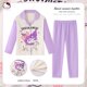 thumbnail image 5 of Conjunto de pijama de manga larga para niños, pijama de dibujos animados de Anime Sanrioed Cinnamoroll Melody Kuromi, ropa de dormir para el hogar, Kawaii, para primavera, 5 of 5