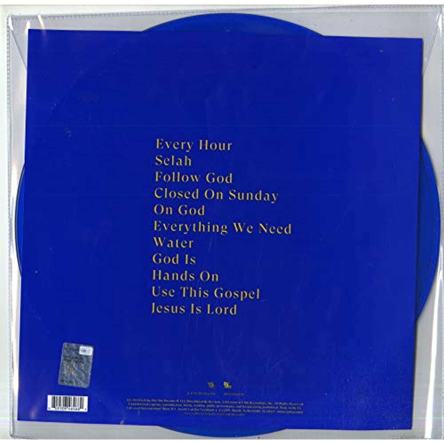 Kanye West Jesus Is King Vinyl I Hat Blue
