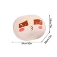 thumbnail image 3 of Btomtd Cute Bun Throw Pillows, 12 Inch Stuffed Dumpling Cushion, Decorative Pillow for Sofa Bed, Gift for Teens Adults, D, 3 of 7