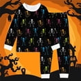 thumbnail image 2 of SJLDQY Halloween Girls Pajamas Long Sleeve Shirts Pants 2 Piece Pjs Sets Hallowmas Printed Sleepwear Cozy Soft Loungewear Sets for Girls, 2 of 3