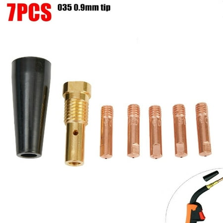 

Sufanic 7Pcs Gasless Nozzle Tips Fit Century Fc90 Flux-Cored Wire Feed Welder K3493-1