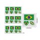 thumbnail image 3 of Uuiauoio 10 pcs Temporary Football Tattoo Stickers Set of 10 for Match Party Fan Celebration Face Body Art Decoration Sport Themed Supplies, 3 of 6