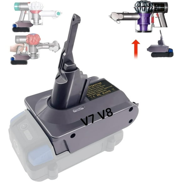 KBT24V7V8 for Ko&balt 24V Battery Adapter for Dyson V7 V8 Vacuum Cleaner, for Dyson V7 V8 Battery Replacement, Vacuum Adapter Converter for Kobalt 24V Battery (No Battery)