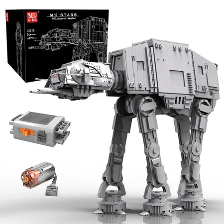 Mould King 21015 Star Plan Toys Ucs Motorized Walking At-At Fighter Building Block Brick Kid Gift