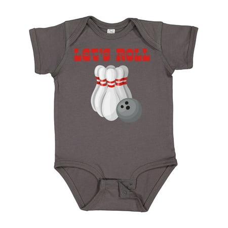 

Inktastic Let s Roll Bowling Gift Baby Boy or Baby Girl Bodysuit