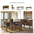 thumbnail image 5 of Bowery Hill Faux Leather Medium Brown Dining Bench Rectangular 49.75" W x 15.5" D x 19" H, 5 of 7