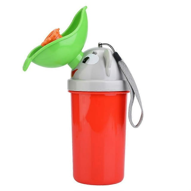 Baby Portable Urinal Potty Child Emergency Toilet for Toddler Upgrade Baby Car Camping(Red)