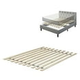 thumbnail image 5 of Mayton, 0.75-Inch Standard Vertical Mattress Support Wooden Bunkie Board/Slats, Queen, Beige, 5 of 5