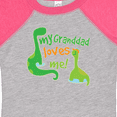 thumbnail image 4 of Inktastic My Granddad Loves Me Baby Boys Baby Bodysuit, 4 of 5