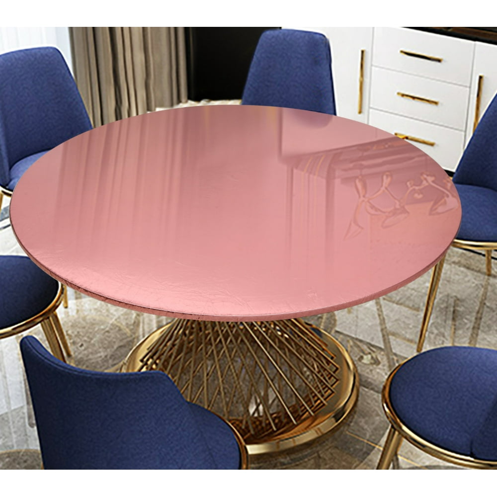 Rally Home Goods Indoor Outdoor Patio Round Fitted Vinyl Tablecloth