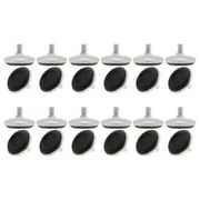 M6 x 10 x 30mm Leveling Feet Adjustable Leveler Cover for House Chair Leg 24pcs