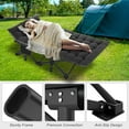 thumbnail image 5 of NAIZEA Padded Foldable Camping Cot with 3.3 Inch Mattress, Lightweight Steel Frame, Collapsible Guest Bed, 5 of 11