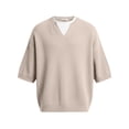 thumbnail image 4 of Landzoo Men'S T Shirt Solid Color Short Sleeve Crew Neck Shirt Summer Comfortable Men T-Shirt Size L Beige, 4 of 4