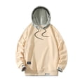 thumbnail image 2 of SRZYMJ Oversized Men's Hoodie Men's Casual Plus Size Pullover Hoodie with Front Pockets for Travel and Outdoor Activities in Cool, 2 of 3
