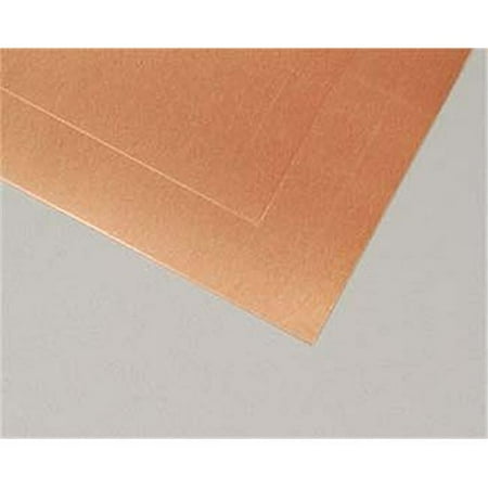 This is a K+S 6x7" .008" thick Phos Bronze Sheet. Multi-Colored
